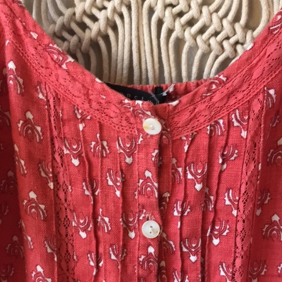 Sanctuary NWT XS linen floral romper - Picture 4 of 8